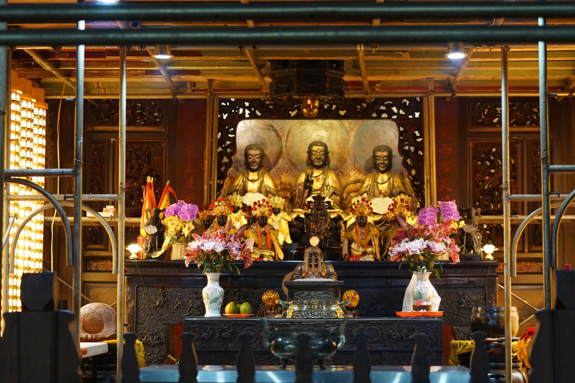 Interior decoration of Ziyan Temple Interior decoration of Ziyan Temple